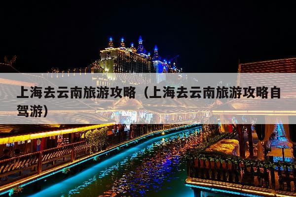 上海去云南旅游攻略（上海去云南旅游攻略自驾游）