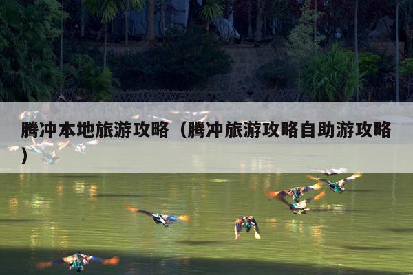 腾冲本地旅游攻略（腾冲旅游攻略自助游攻略）